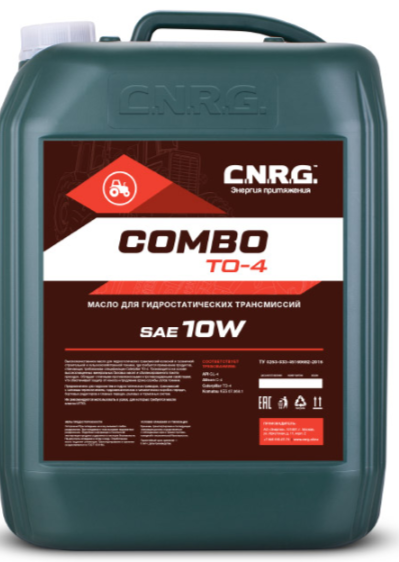 CNRG Гидротрансмиссионное масло Combo TO-4 SAE 10W (кан. 20л/18 кг) (20х3)