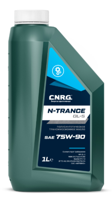 CNRG Масло трансмиссионное N-Trance GL-5 75W-90 (кан. 1 л) (12шт/1кор) (10х4)