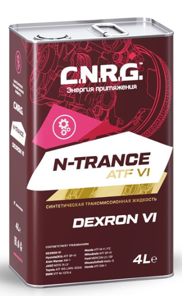 CNRG Масло трансмиссионное N-Trance АТF VI (жб кан 4л/3,4 кг) (4шт/1кор) (10х3)