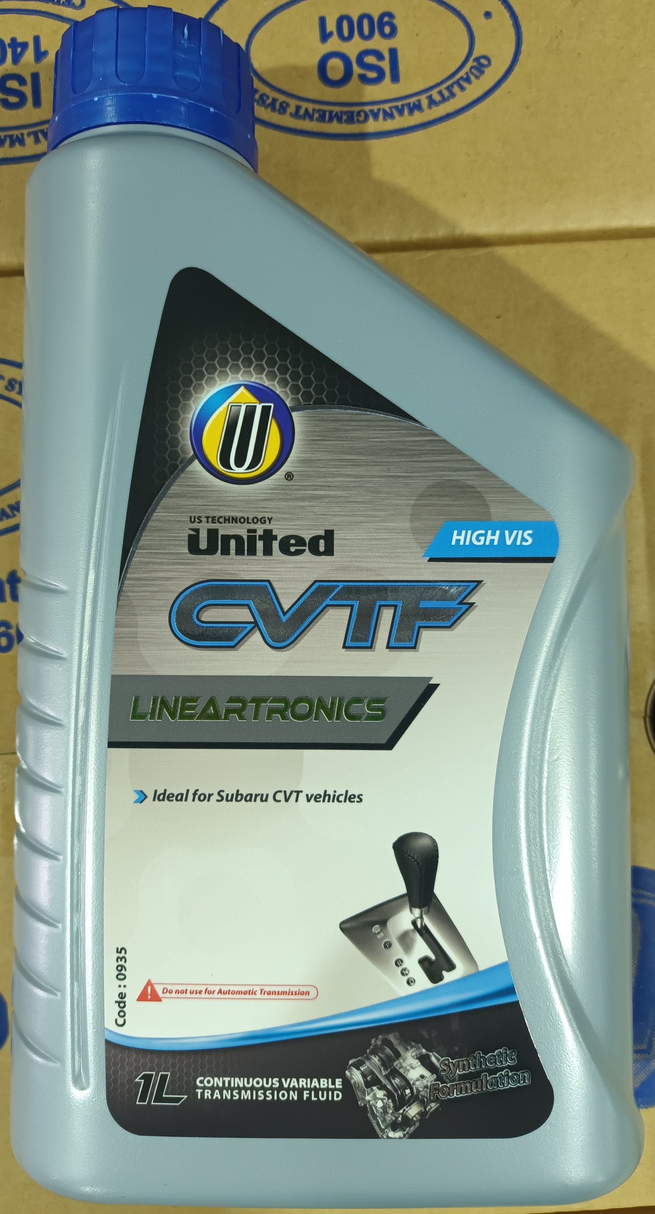 United Oil Масло трансмиссионное вариатор UNITED CVTF LINEARTRONICS 1L (24шт/1кор) (6х4)