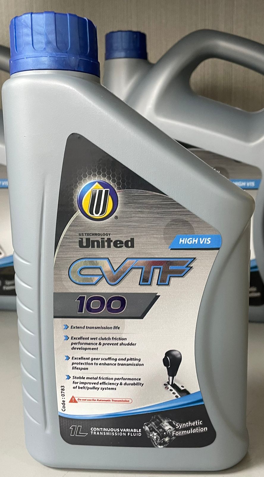 United Oil Масло трансмиссионное вариатор UNITED CVTF 100 (HMMF, NS-1, NS-2, TC) 1л (пл)/0,9 кг (24шт/1кор) (6х4)