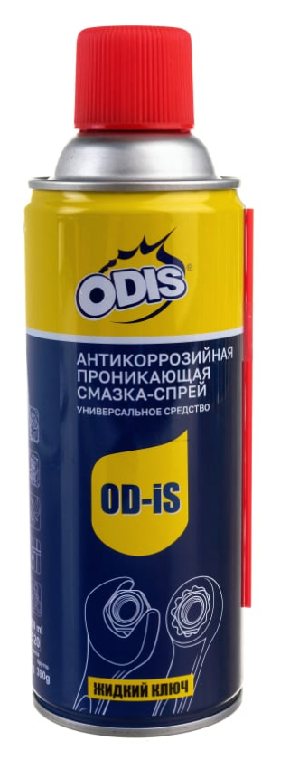 Антикоррозийная смазка-спрей ODIS/De-Rust and Lubricating  OD-IS 450мл (12шт/1кор)