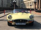 Jaguar E-type V12 1974 г.в. в Техноклассике.