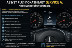 ASSYST PLUS показывает Service A: что нужно обслуживать