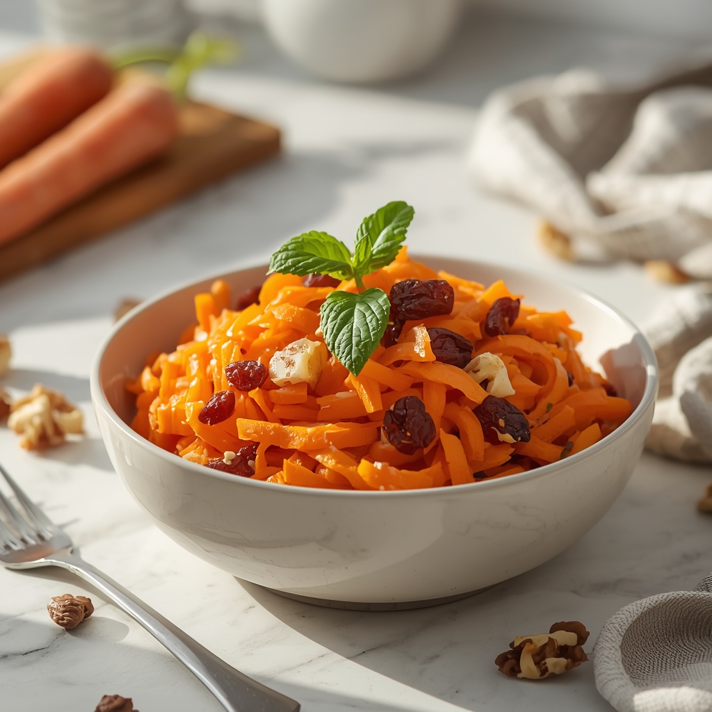 Салат из моркови с изюмом