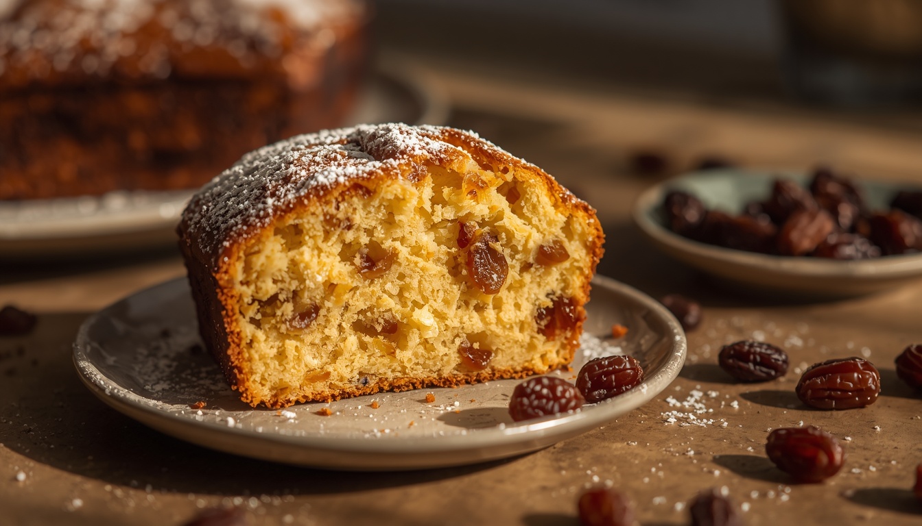 Кекс с изюмом