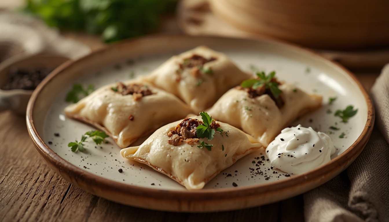 Манты с бараниной