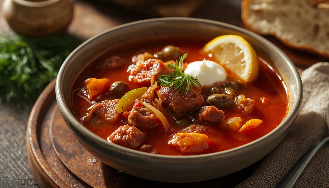 Солянка мясная