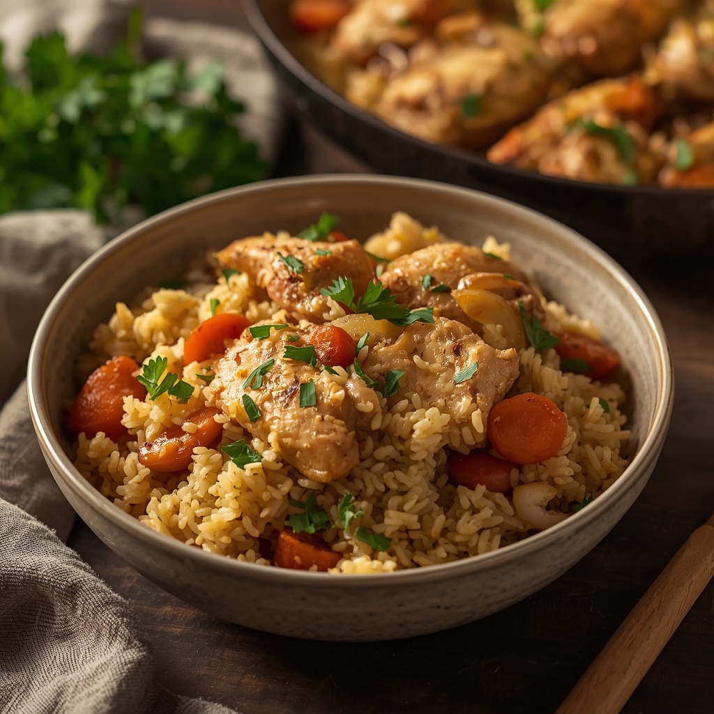 Плов с курицей