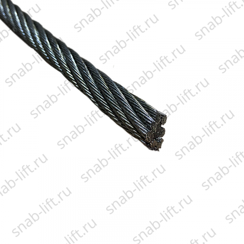 Канат стальной Д=6.4мм ГОСТ 3077-80 Северсталь-метиз