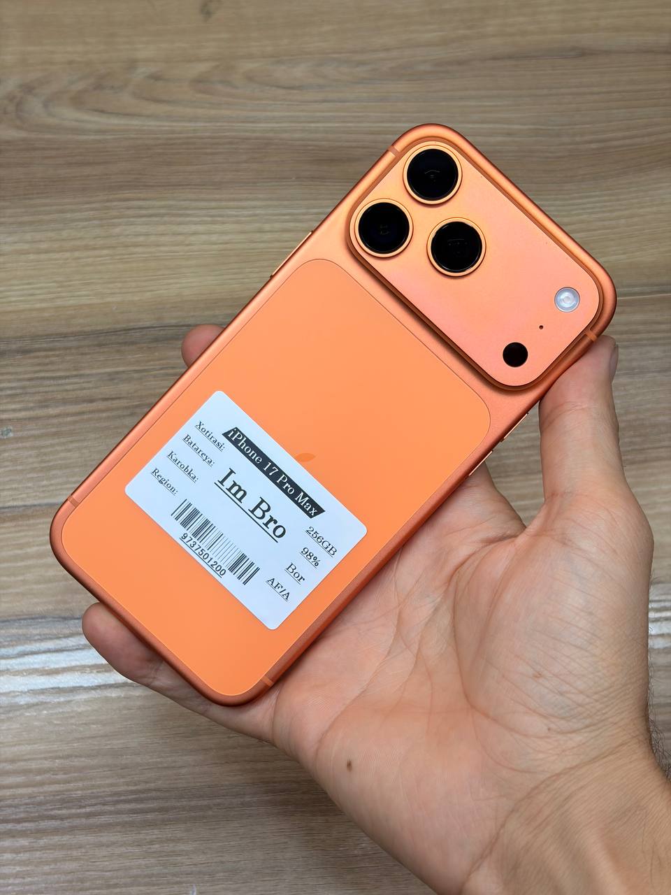 iPhone 17 Pro Max 256GB Orange