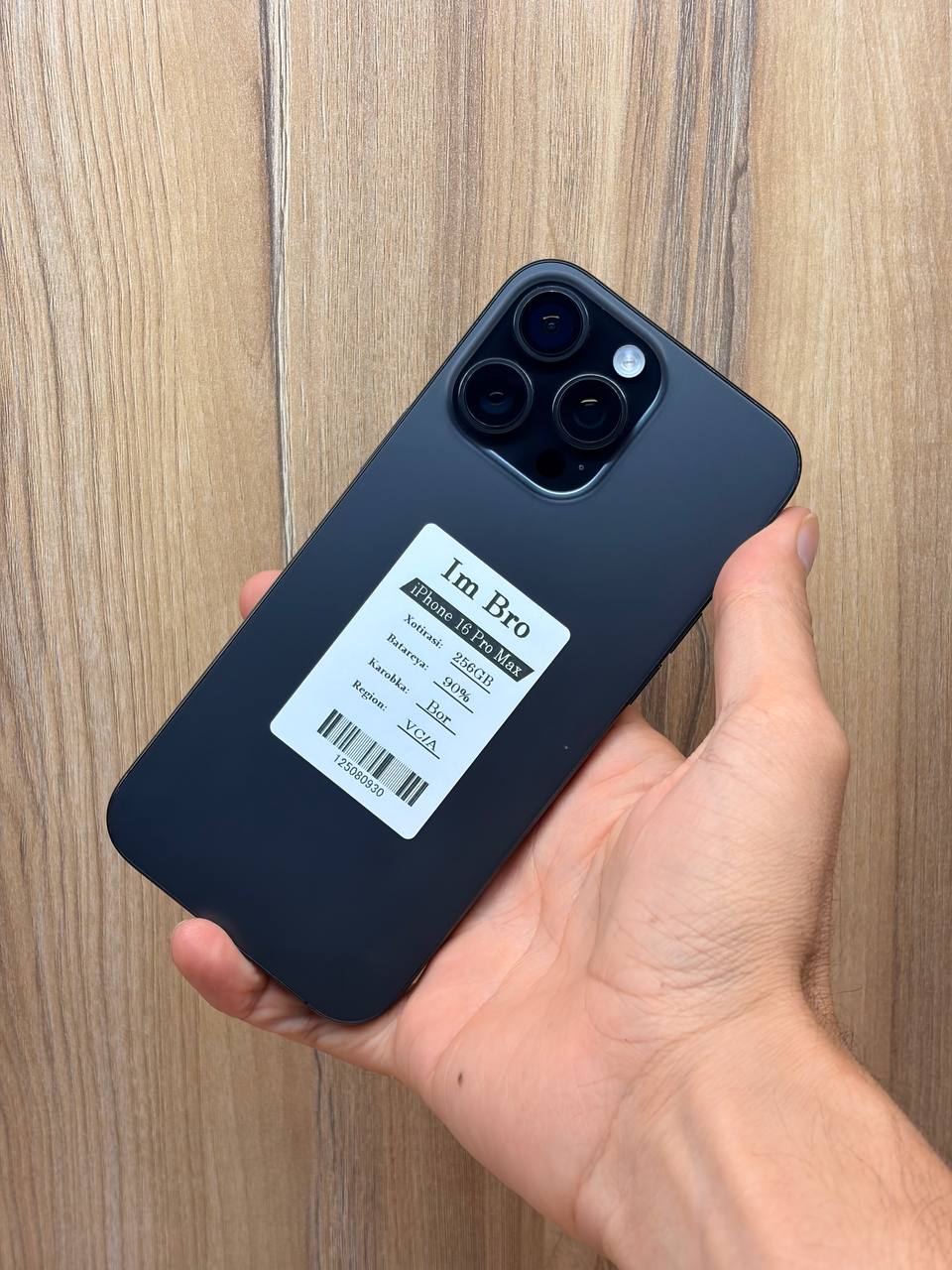 iPhone 16 Pro Max 256GB Black
