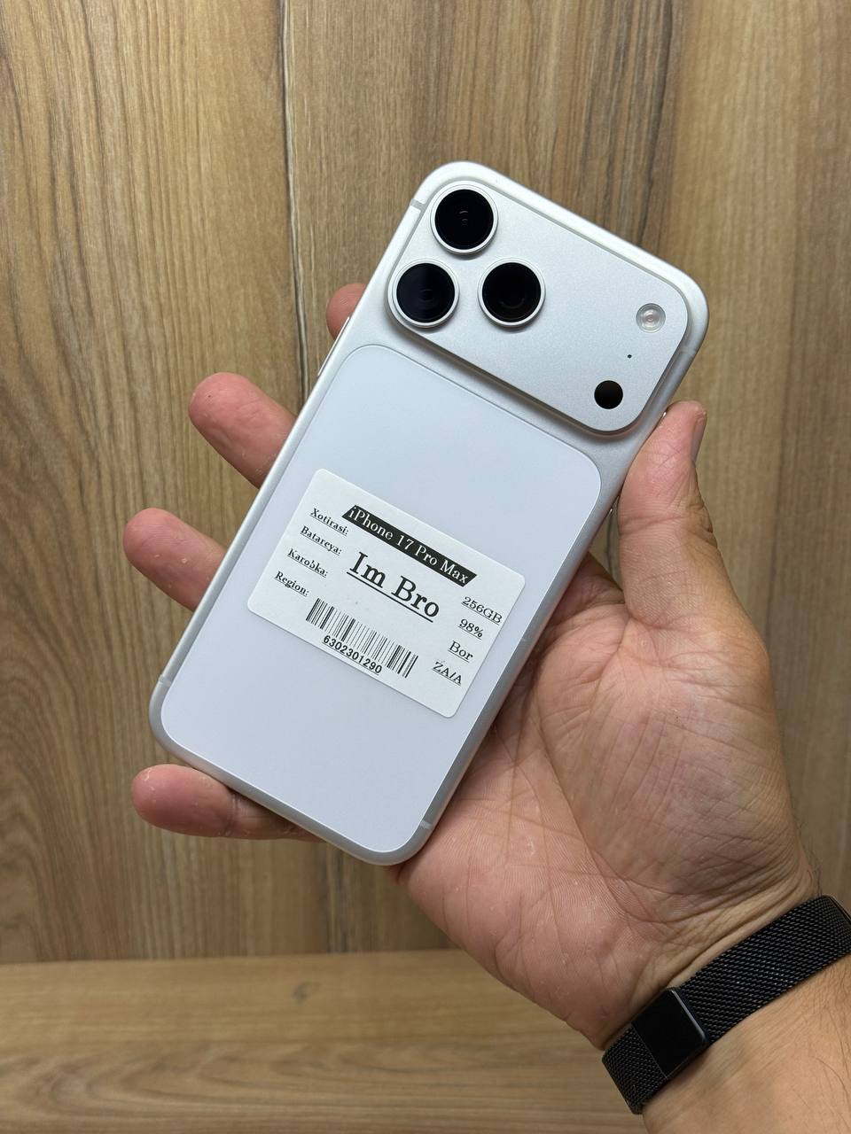 iPhone 17 Pro Max 256GB Silver (98%)