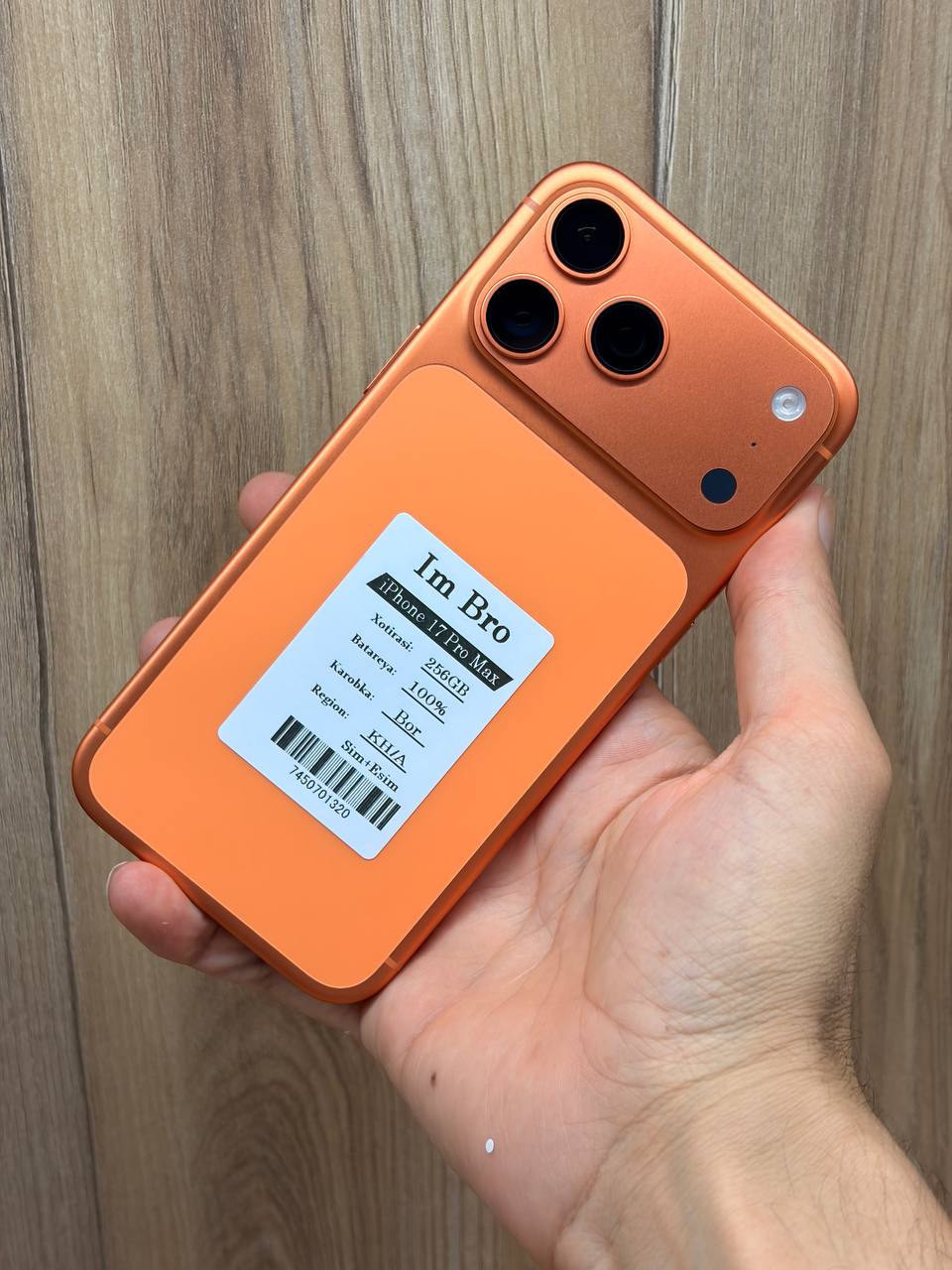 iPhone 17 Pro Max 256GB Orange
