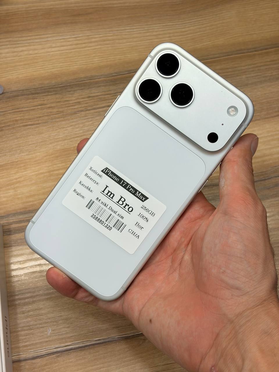 iPhone 17 Pro Max 256GB Silver