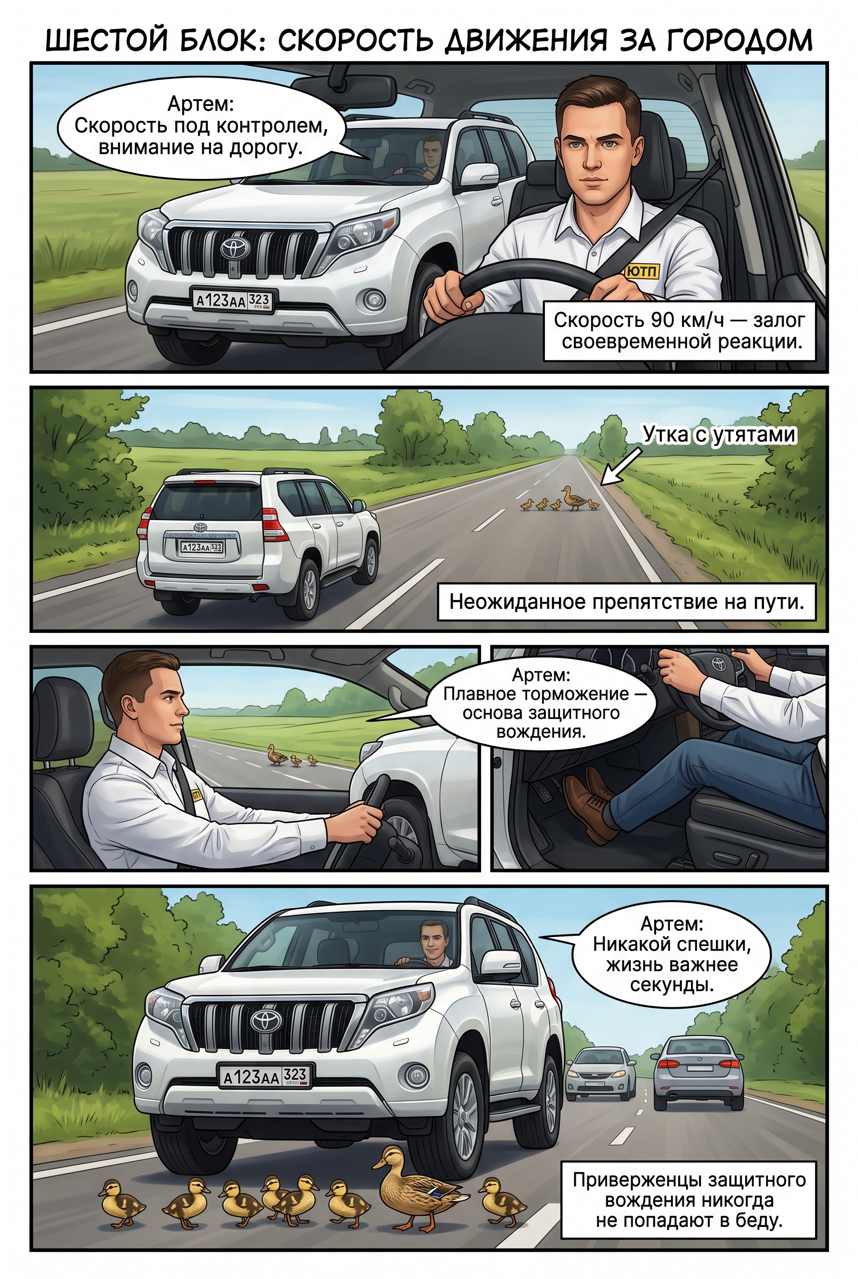 Артем Дорогин на белом Toyota Land Cruiser Prado и Потап Торопыгин на сером HAVAL H9. Страница 14