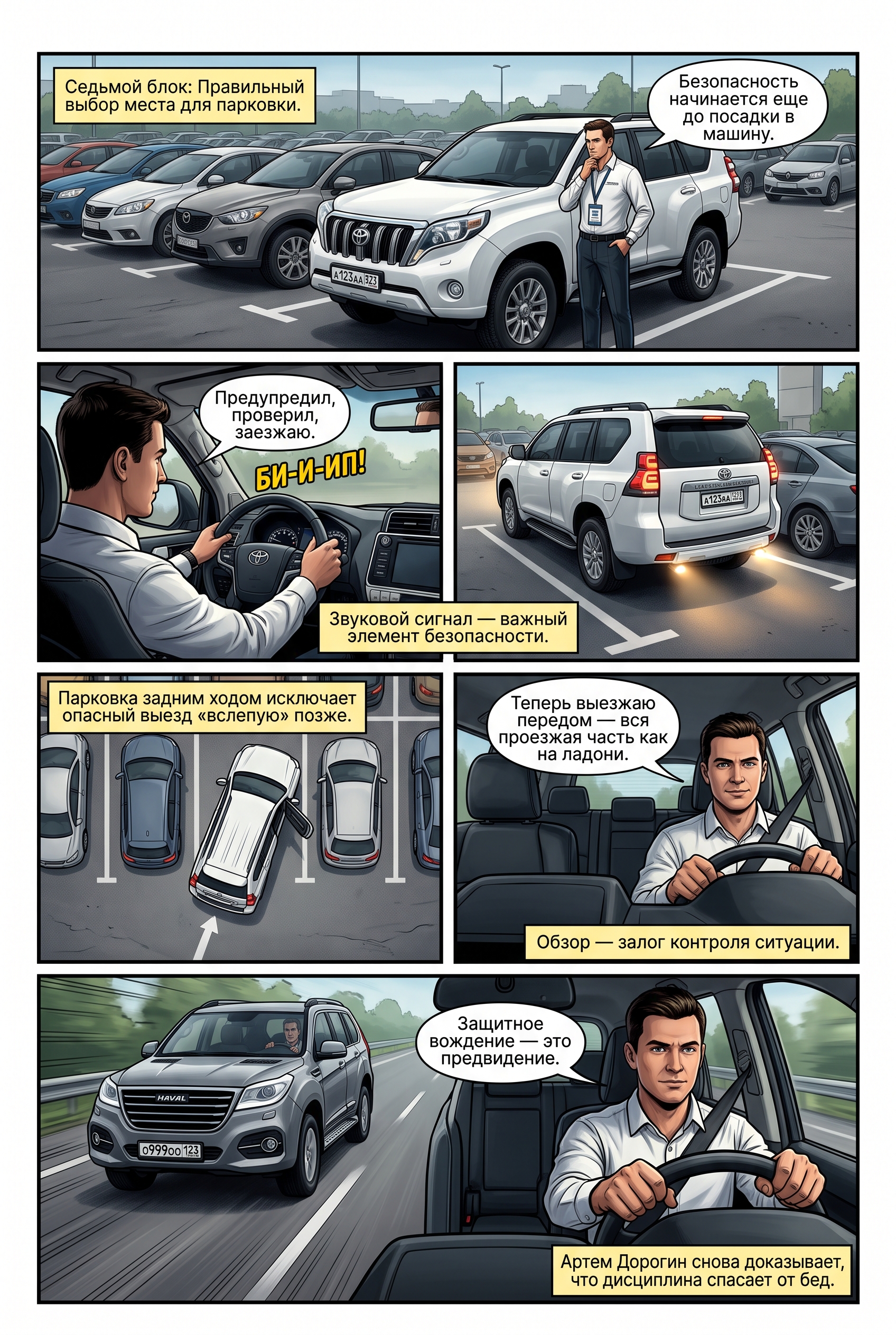 Артем Дорогин на белом Toyota Land Cruiser Prado и Потап Торопыгин на сером HAVAL H9. Страница 16