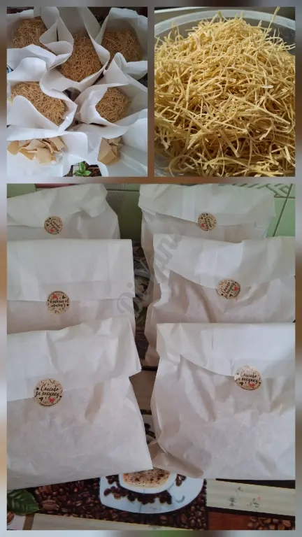 Домашняя лапша ручной резки