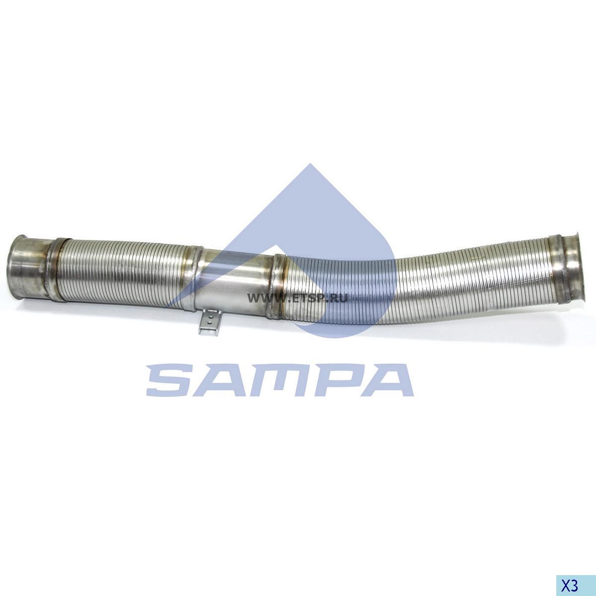 Гофра глушителя  d114.3 Scania SK123000401