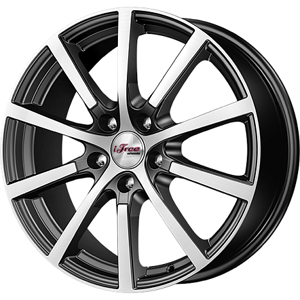 Диск литой 7.0х17 5x114.3 ЕТ45 dia 67.1 iFree Big Byz блэк джек
