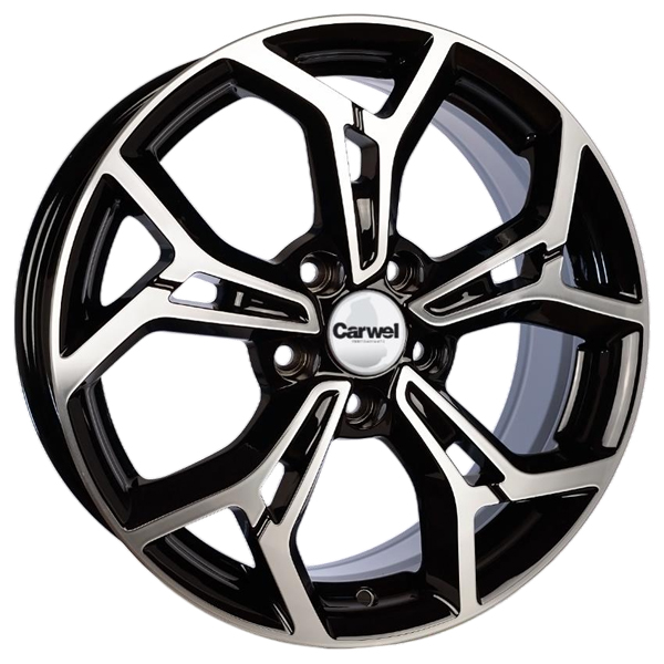 Диск литой 7x17 5x114.3 ET45 dia 67.1 Carwel Карачи 203 AB