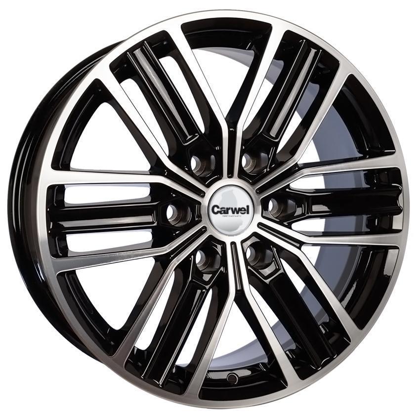 Диск литой 7.5x18 6x114.3 ET30 dia 66.1  Carwel Джирим 218 AB