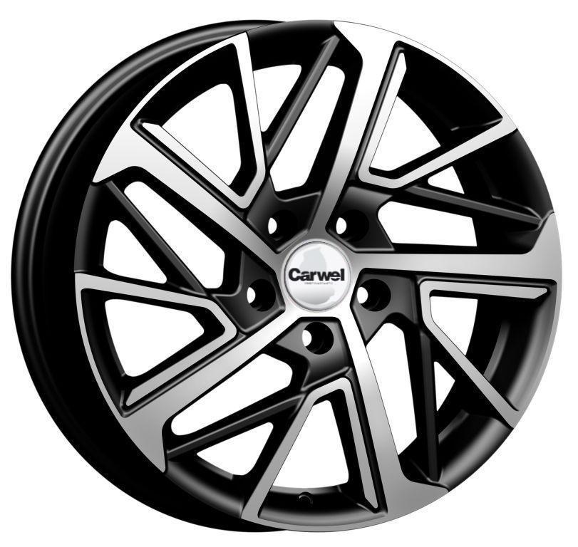 Диск литой 6.5x17 5x114.3 ET46 dia 67.1 Carwel Мадон 267 AB