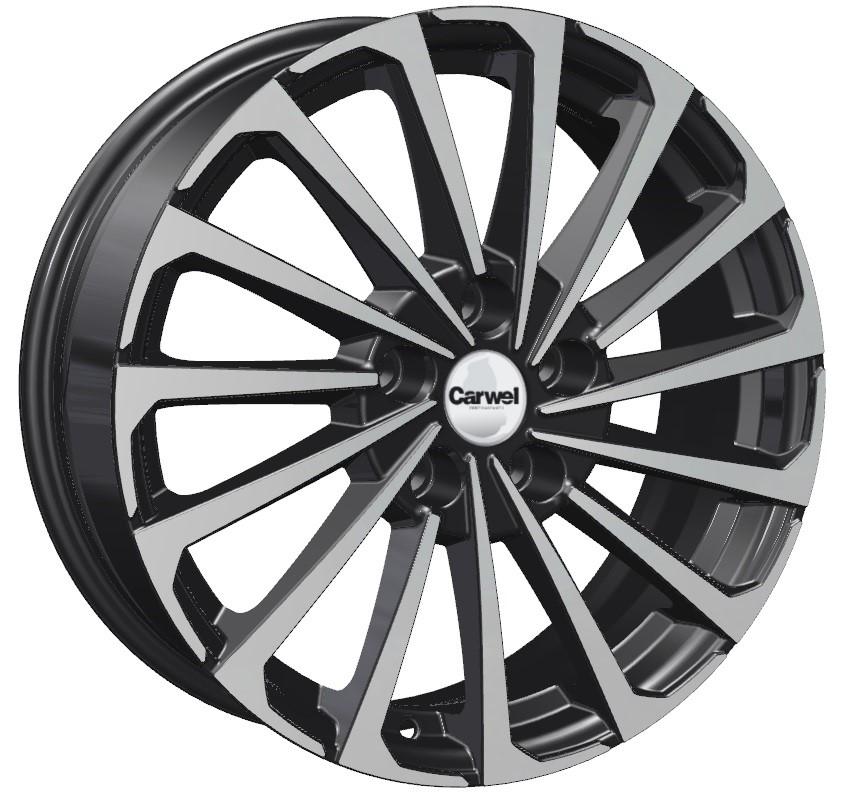 Диск литой 6.5x17 5x108 ET44 dia 59.5 Carwel Кагра 1721 ABT
