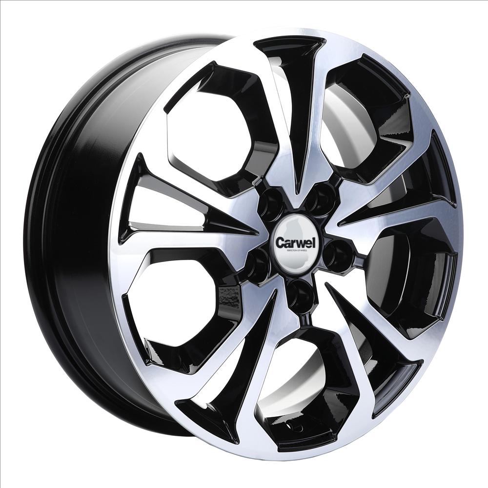 Диск литой 6.5x17 5x114.3 ET50 dia 67.1 Carwel Шира 1711 ABT