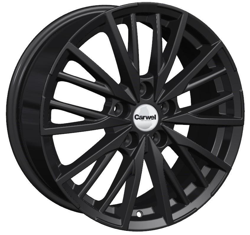 Диск литой 7x17 5x114.3 ET45 dia 67.1 Carwel Агма 1719 BL
