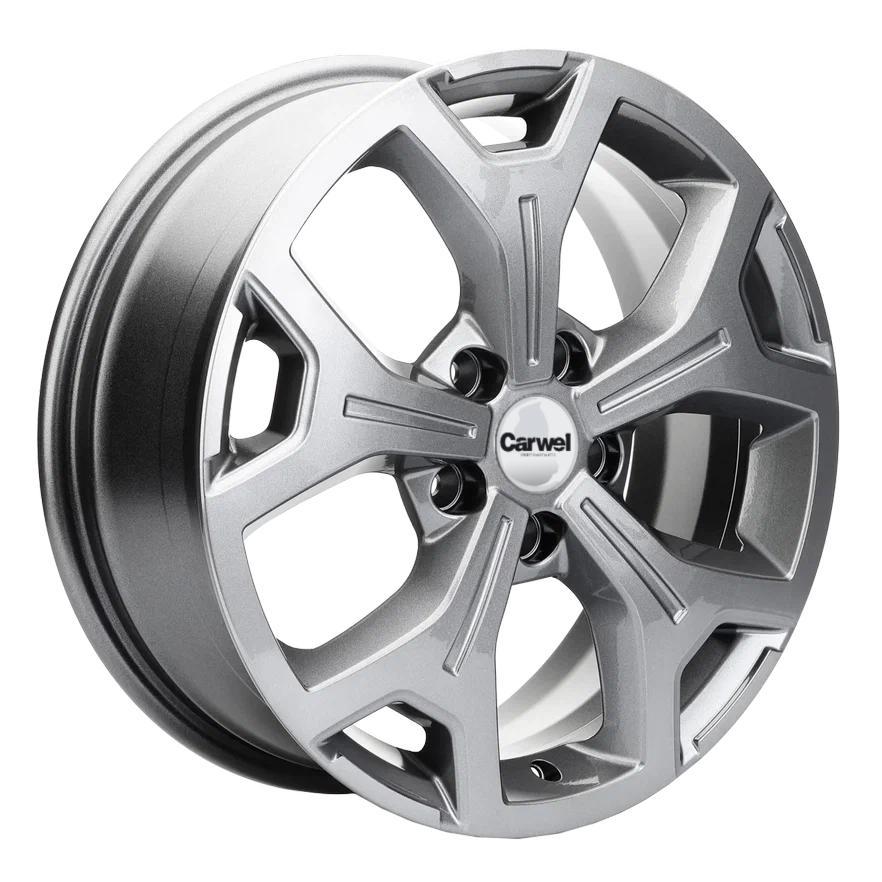 Диск литой 6.5x17 5x114.3 ET40 dia 64.1 Carwel Талкас 1710 GRT