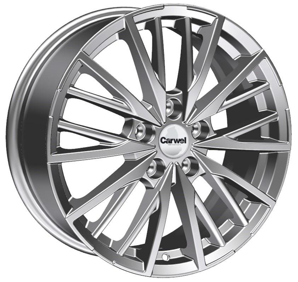 Диск литой 7x17 5x108 ET50 dia 63.3 Carwel Агма 1719 SLT