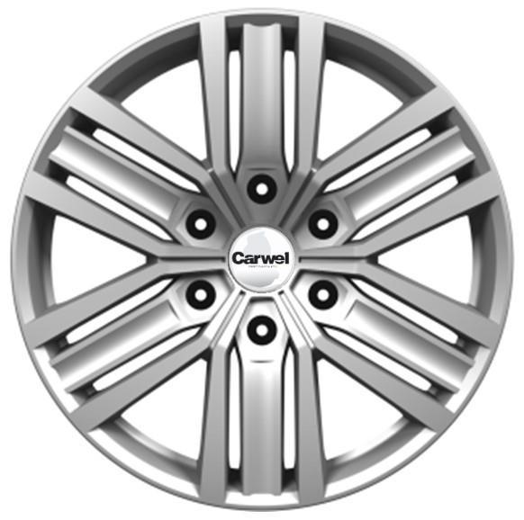 Диск литой 7.5x18 6x114.3 ET30 dia 66.1 Carwel Джирим 218 SB