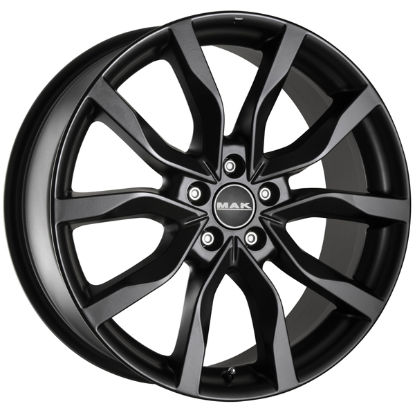 Диск литой 9.5x20 5x120 ET40 dia 72.6 MAK Highlands Matt Black