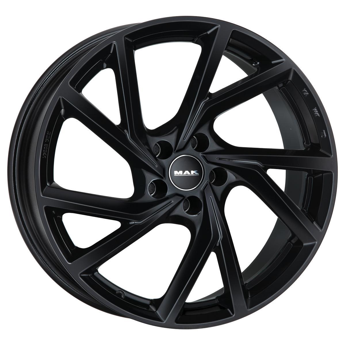 Диск литой 7.5x18 5x112 ET50 dia 57.1 MAK Kassel Gloss Black Диск литой 7.5x18 5x112 ET50 dia 57.1 MAK Kassel Gloss Black