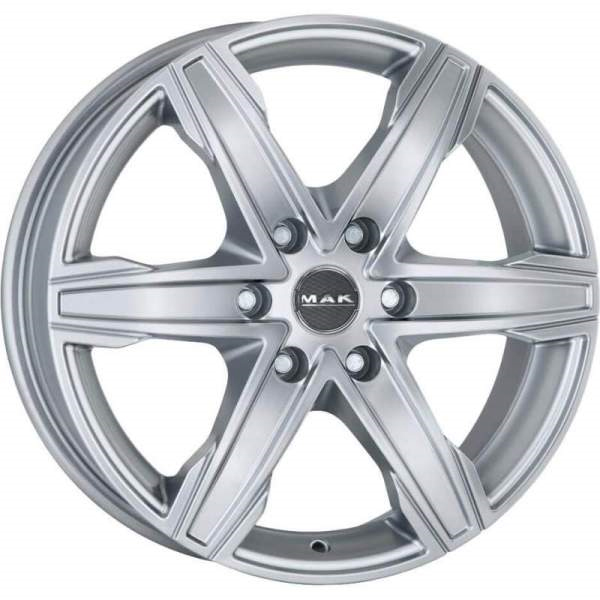 Диск литой 6.5x16 6x130 ET54 dia 84.1 MAK King 6 Silver