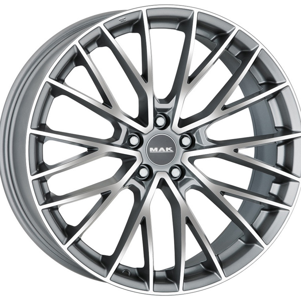 Диск литой 8.5x21 5x112 ET29 dia 66.6 MAK Speciale Graphite Mirror Face Диск литой 8.5x21 5x112 ET29 dia 66.6 MAK Speciale Graphite Mirror Face