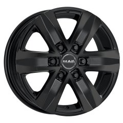 Диск литой 8x18 6x139.7 ET15 dia 106.1 MAK Stone 6 Gloss Black
