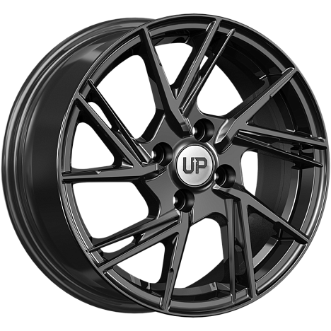 Диск литой 6.5x15 4x100 ET45 dia 54.1 Wheels UP Up115 New Black 79886
