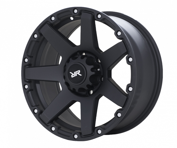 Диск литой 8.0x17 6x139.7 ET20 dia 106.1 RR CSSD2805 BLK-R/M