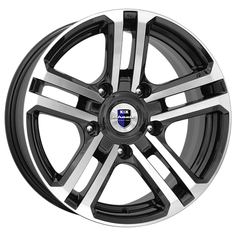 Диск литой 7.0x16 5x139.7 ET30 dia 98 K&K Палладика алмаз черный
