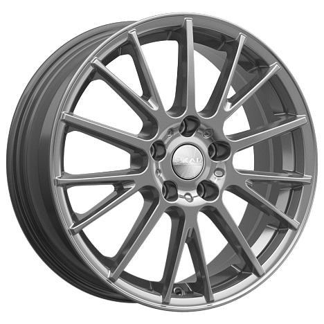 Диск литой 6.5x17 5x114.3 ET48 dia 67.1 Skad Дубай графит