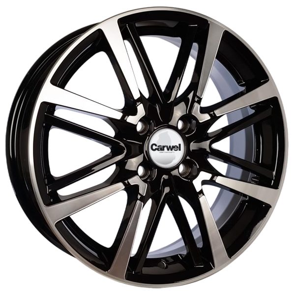 Диск литой 6x16 4x100 ET50 dia 60.1 Carwel Бустах 216 AB Диск литой 6x16 4x100 ET50 dia 60.1 Carwel Бустах 216 AB