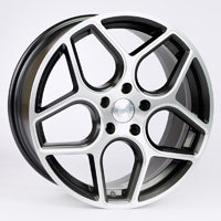 Диск литой 8.0х18 5x108 ЕТ50 dia 63.3 RR CSS9531 BE-P-LSW/M5