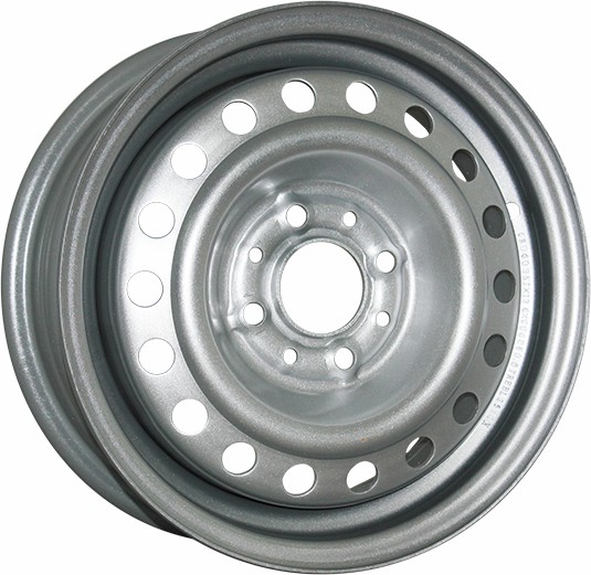 Диск штампованный 5.5x14 4x98 ET35 dia 58.6 Trebl 53B35B P (LADA 2110-2112, 1117-1119) Silver