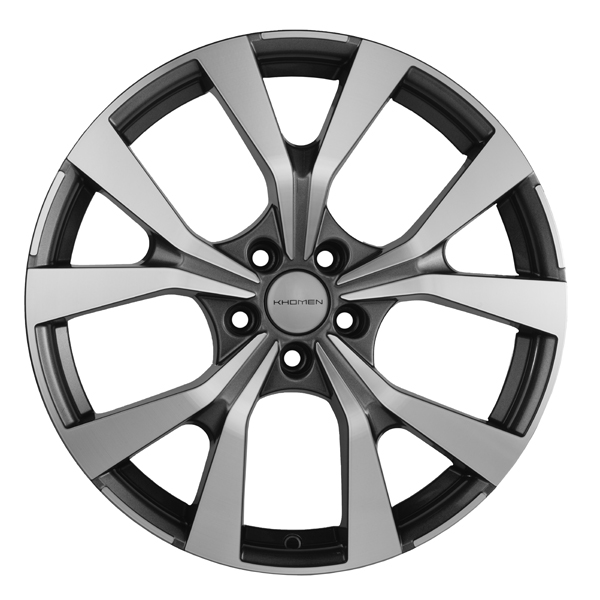 Диск литой 7x19 5x108 ET45 dia 65.1 KHOMEN KHW1906 (Dongfeng AX7) GRAY-FP KHW190604GRF