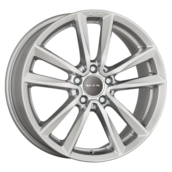 Диск литой 8x18 5x112 ET45 dia 66.6 MAK Bremen Silver