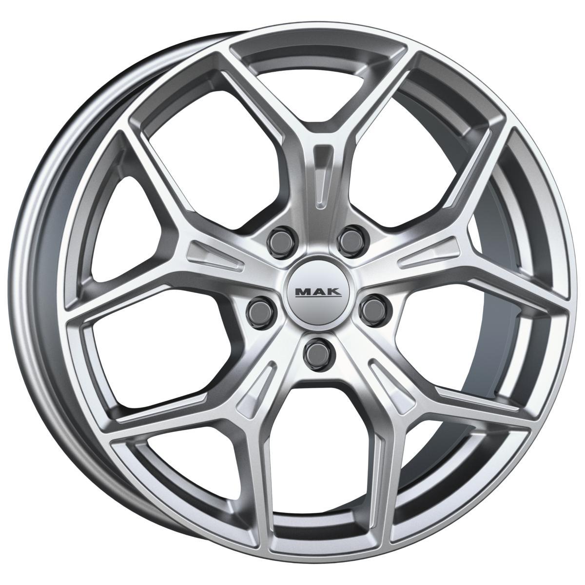 Диск литой 6.5x17 5x114.3 ET45 dia 60.1 MAK Epica Light Titan