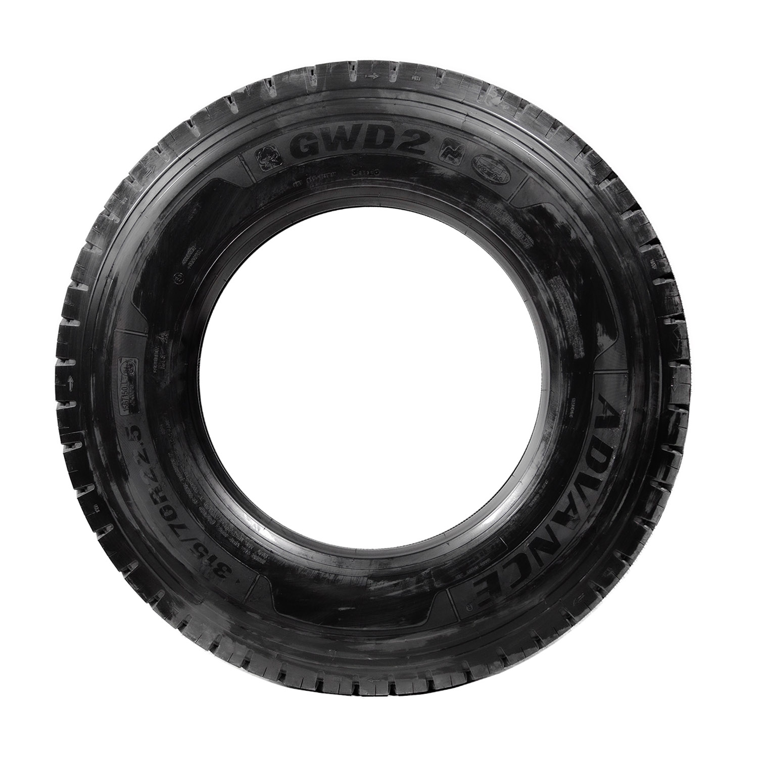 R22.5 315/80 Advance GWD2 156/150L 20 P.R. TL