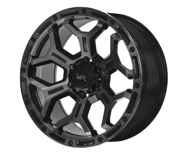 Диск литой 9.0x18 6x139.7 ET25 dia 106.1 RR CSSDA2860 B-P/B